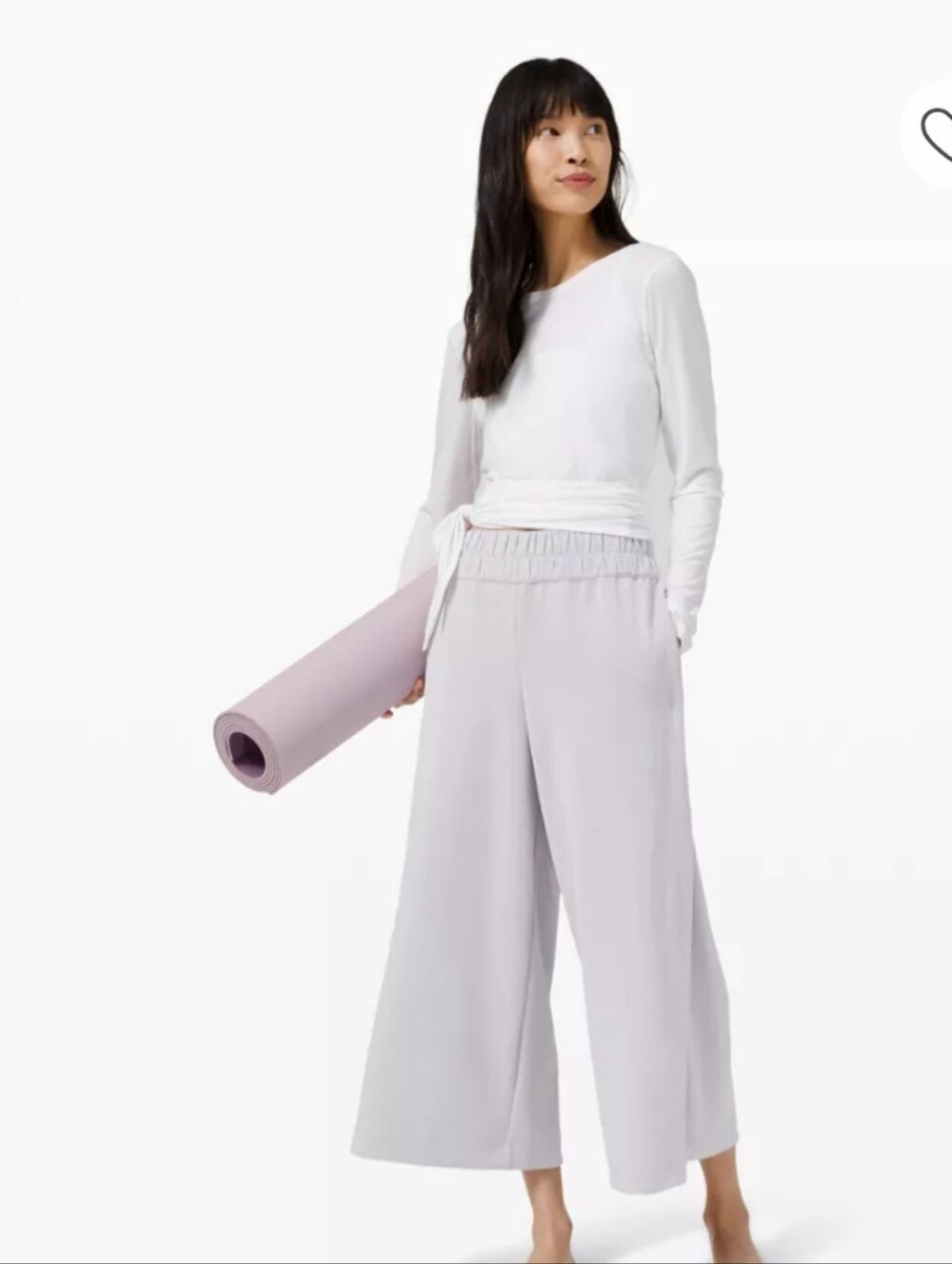 Lululemon Seek Softness MR Crop. Size 10